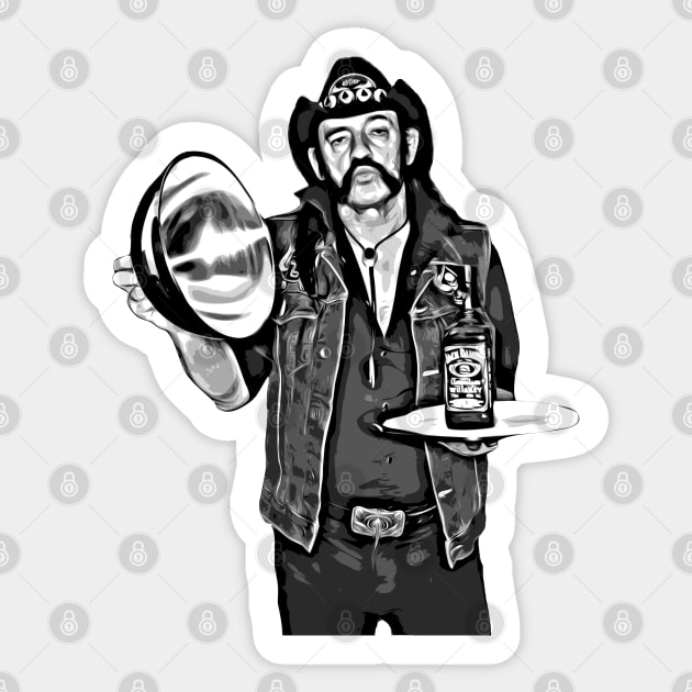 LIKE LEMMY KILMISTER Sticker by FADLANSTORE